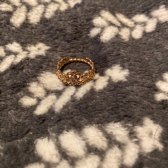 Pandora Rose Gold Princess Ring - Picture 2 of 4